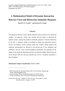 A Mathematical Model of Dynamic Interaction Abstract