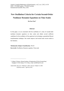 New Oscillation Criteria for Certain Second-Order Abstract
