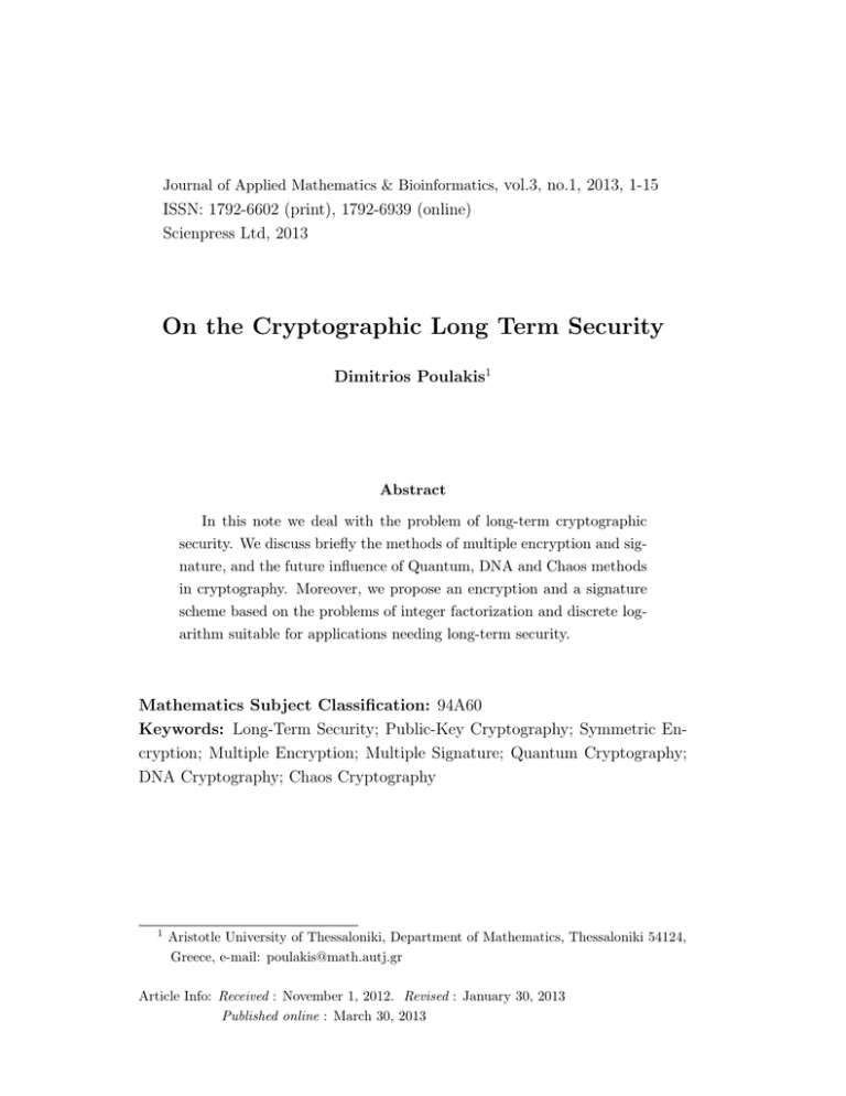 on-the-cryptographic-long-term-security