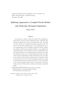 Journal of Computations &amp; Modelling, vol.2, no.2, 2012, 1-33