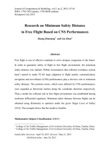Research on Minimum Safety Distance Abstract