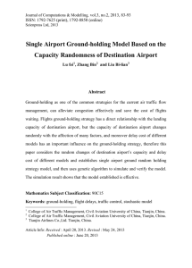 Single Airport Ground-holding Model Based on the Abstract