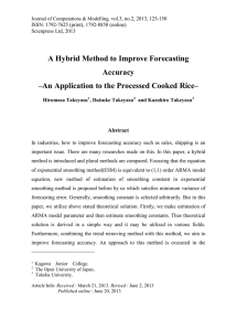 A Hybrid Method to Improve Forecasting Accuracy