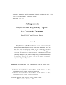 Journal of Statistical and Econometric Methods, vol.4, no.4, 2015, 71-89