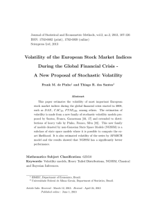 Journal of Statistical and Econometric Methods, vol.2, no.2, 2013, 107-126