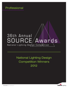 Professional National Lighting Design Competition Winners 2012