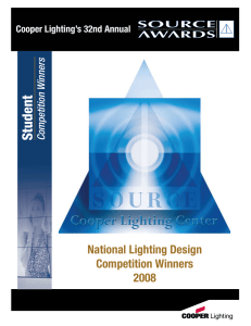 Student National Lighting Design Competition Winners 2008