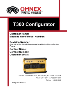 T300 Configurator