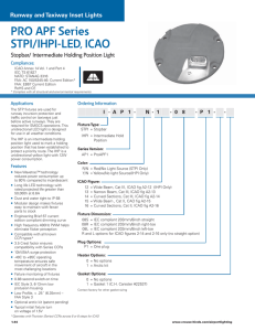 PRO APF Series STPI/IHPI-LED, ICAO Runway and Taxiway Inset Lights