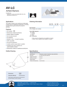AV-LC Airfield Markers Applications Ordering Information