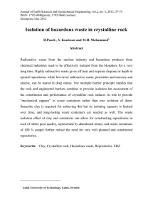 Journal of Earth Sciences and Geotechnical Engineering, vol.2, no. 3,... ISSN: 1792-9040(print), 1792-9660 (online)