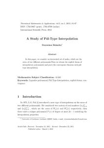 , vol.2, no.1, 2012, 81-87 ISSN: 1792-9687 (print), 1792-9709 (online)
