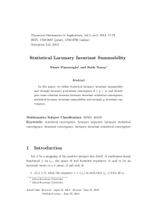 Statistical Lacunary Invariant Summability