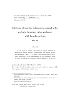 Existence of positive solutions to second-order periodic boundary value problems