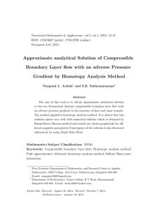 Approximate analytical Solution of Compressible Gradient by Homotopy Analysis Method