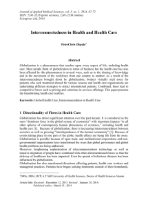 Interconnectedness in Health and Health Care Abstract