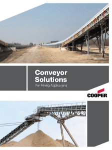 Conveyor Solutions For Mining Applications
