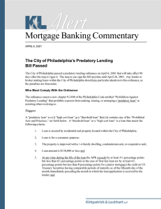 AA A lert Mortgage Banking Commentary