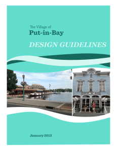 Put-in-Bay DESIGN GUIDELINES  The Village of