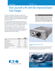 Give yourself a lift with the improved Eaton Trail Charger