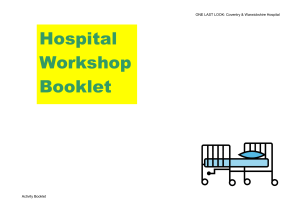 Hospital Workshop Booklet