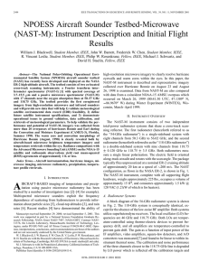 NPOESS Aircraft Sounder Testbed-Microwave (NAST-M): Instrument Description and Initial Flight Results
