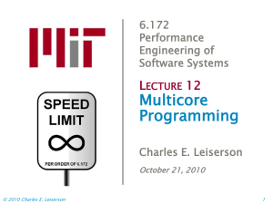 Multicore Programming L 12