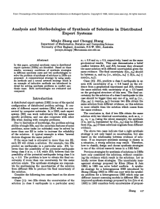 Analysis and  Methodologies of  Synthesis of  Solutions