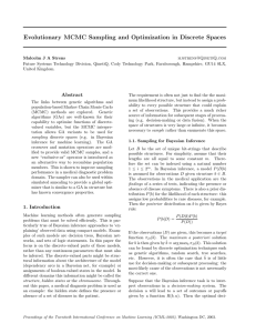 Evolutionary MCMC Sampling and Optimization in Discrete Spaces