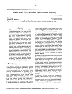 Model-based  Policy  Gradient  Reinforcement  Learning