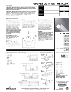 COOPER LIGHTING - METALUX