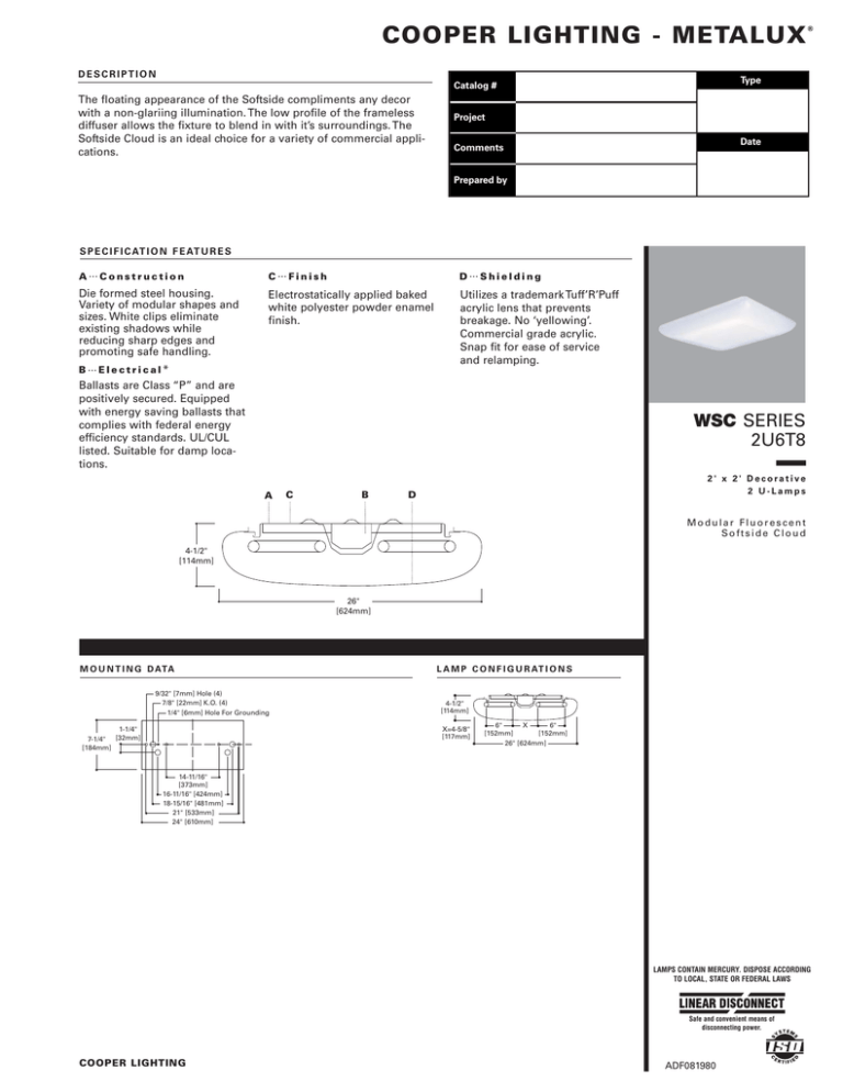 COOPER LIGHTING - METALUX