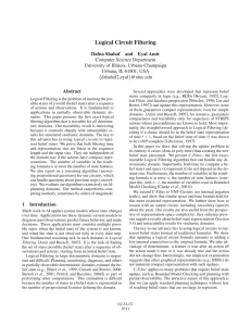 Logical Circuit Filtering