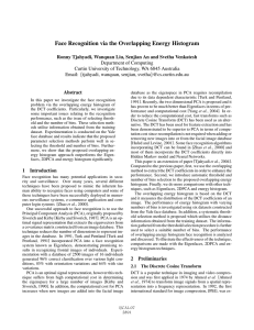 Face Recognition via the Overlapping Energy Histogram