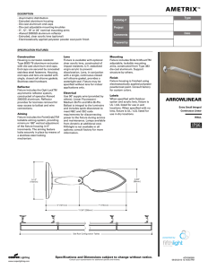 Catalog # Project Type