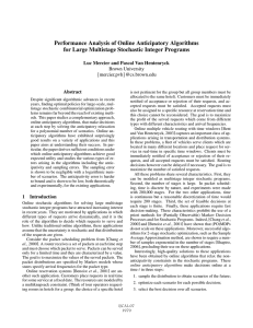 Performance Analysis of Online Anticipatory Algorithms