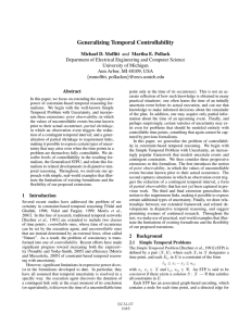 Generalizing Temporal Controllability