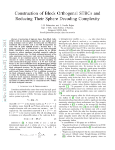 Construction of Block Orthogonal STBCs and Reducing Their Sphere Decoding Complexity