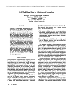 Self-fulfilling Bias  in  Multiagent  Learning