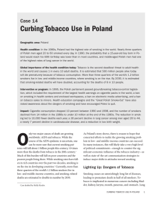 Curbing Tobacco Use in Poland Case 14
