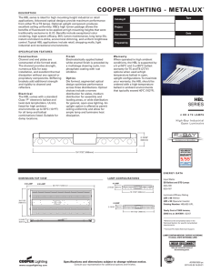 COOPER LIGHTING - METALUX