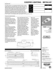 COOPER LIGHTING - METALUX