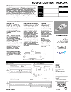 COOPER LIGHTING - METALUX