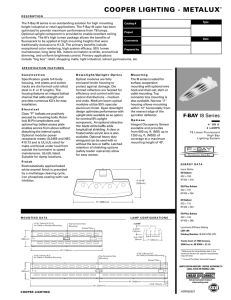 COOPER LIGHTING - METALUX