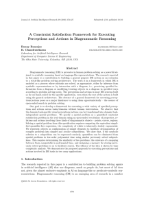 A Constraint Satisfaction Framework for Executing Bonny Banerjee B. Chandrasekaran