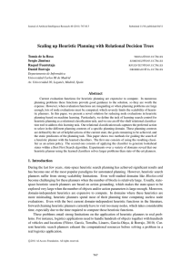 Scaling up Heuristic Planning with Relational Decision Trees @ .