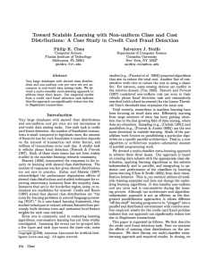 Toward  Scalable Distributions: