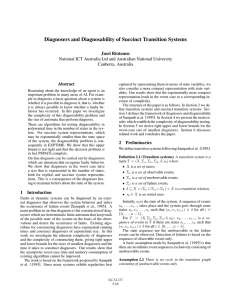 Diagnosers and Diagnosability of Succinct Transition Systems