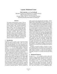 r-grams: Relational Grams