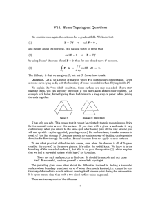 Some Topological Questions V14.